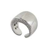 Ring with Swarovski crystals. Metal 20th century - photo 2