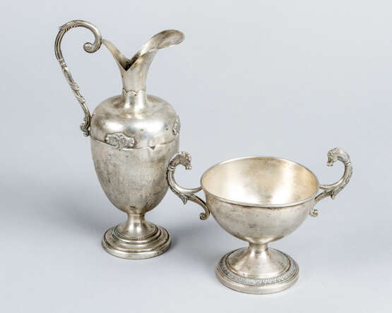 Lot of two silver objects - Foto 1