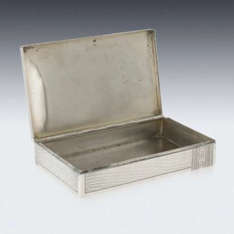 Silver Russian cigar box Silver 84 Early 20th century - photo 4