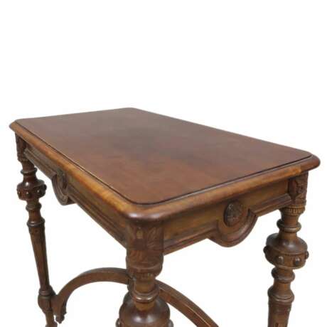 Napoleon III style walnut coffee table. Walnut Napoleon III Late 19th century - photo 5