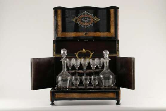 Liquor bar (Cave &agrave; liqueur) Turtle Napoleon III Late 19th century - photo 1