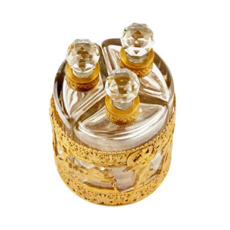 Perfume set. France 19th-20th century. Gold plated brass At the turn of 19th -20th century - photo 5