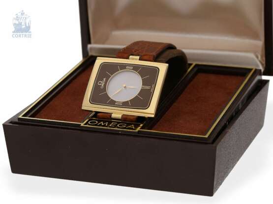 Armbanduhr: eine der seltensten und gesuchtesten Quarzuhren, Omega "La Magique" Ref.BA 191.8523 Z 1981/82, limitiert auf 904 Exemplare, Originalbox - photo 1