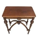 Napoleon III style walnut coffee table. Walnut Napoleon III Late 19th century - photo 4