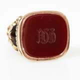 Sceau dore Carnelian Napoleon III 19th century - Foto 3