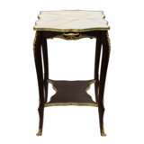 Serving table mahogany gilded bronze with a marble top of the turn of the 19th and 20th centuries. Marble Neorococo At the turn of 19th -20th century - photo 3