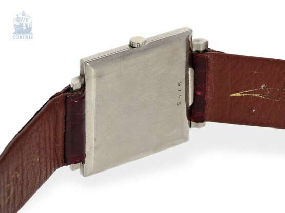 Armbanduhr: sehr seltene, extrem flache, weißgoldene Herrenuhr Audemars Piguet Ref. 5091BC mit Originalbox und AP Echtheitsbestätigung, gefertigt 1956 - Foto 4