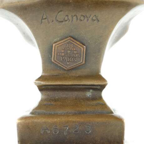 A. CANOVA. Bronze bust of Napoleon. Bronze Empire 20th century - photo 6