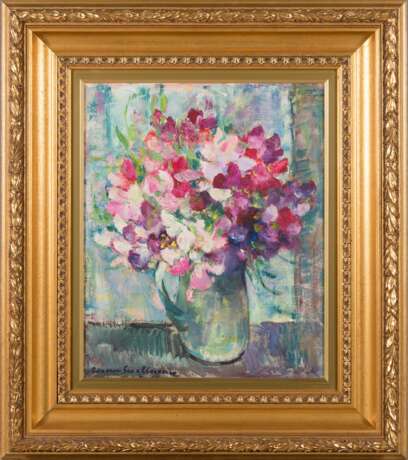 Nature morte Fleurs dans une cruche. Anna Snellman. Finlande 1884-1962 Canvas oil 20th century - photo 1