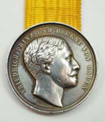 Baden: Große Silberne Zivilverdienstmedaille, Friedrich I. Prinzregent (1852-1856).