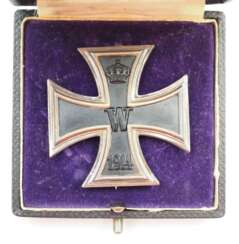 Preussen: Eisernes Kreuz, 1914, 1. Klasse, im Etui - WS.