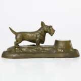 Writing set Scotch-terrier Patinated metal Late 19th century - photo 2