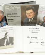 Автографы и письма. Deutsche Politiker - Gauck / Geißler / Kohl / Strauß / Waitzäcker.