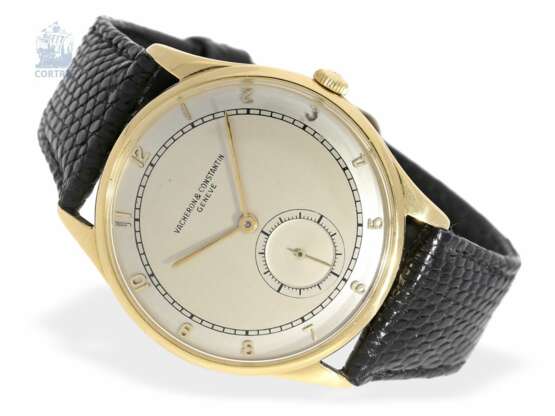Armbanduhr: große, hochfeine Herrenuhr, Vacheron & Constantin Ref.4195, um 1950 - photo 1