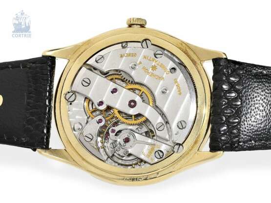 Armbanduhr: große, hochfeine Herrenuhr, Vacheron & Constantin Ref.4195, um 1950 - photo 3