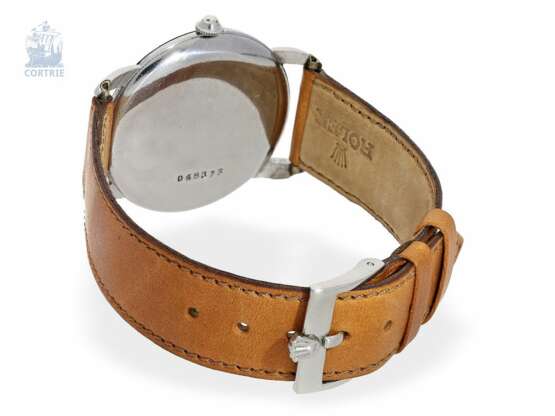 Armbanduhr: extrem seltene, große Rolex Ref. 4038, eines der seltensten Edelstahl-Modelle aus dem Jahr 1946/47 - фото 1