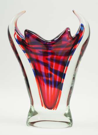 Murano: Große Glas Vase. - Foto 1