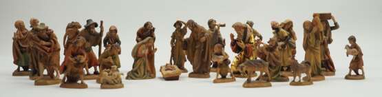 Weihnachtskrippe: Komplettes Set Krippen-Figuren - Anri, Frangarz Bozen. - Foto 1