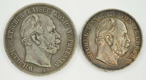 Preussen: 5 Mark (1874) / 3 Mark (1871). - Foto 1