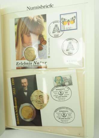 BRD: Sammlung Numisbriefe - 10 und 5 DM. - Foto 1