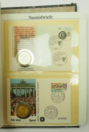 BRD: Sammlung Numisbriefe - 10 und 5 DM. - фото 3