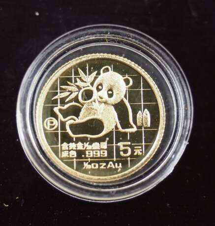 China: Panda Satz GOLD 1989 - 2 Münzen. - Foto 2