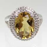 Bague en argent avec Citrine. Citrine 20th century - photo 4