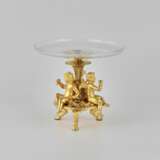 Delicate fruit vase of Napoleon III period. ES CALIER DE CRISTAL PARIS Gilded bronze brass Napoleon III At the turn of 19th -20th century - photo 3