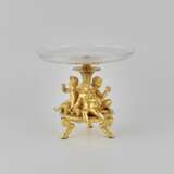 Delicate fruit vase of Napoleon III period. ES CALIER DE CRISTAL PARIS Gilded bronze brass Napoleon III At the turn of 19th -20th century - photo 4