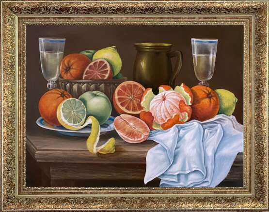 Картина № 114 Canvas Oil on canvas Realism Still life 2020 - photo 1