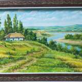 Картина № 118 Canvas on the subframe Oil on canvas Realism Rural landscape 2020 - photo 3