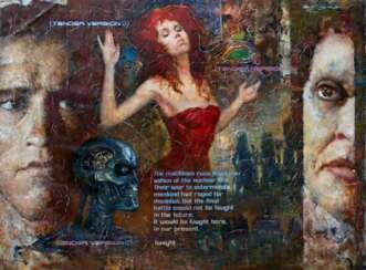 Gicl&eacute;e print on canvas, Last song of Ginger, 2023, by Kartashov Andrey, Russia, 21st century. 1 of 250 limited prints.