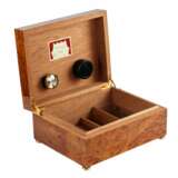 Humidor with musical mechanism by Reuge Music. Wood metal 21th century - photo 1