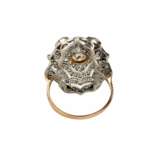 Gold ring with diamonds. Diamonds 20th century - photo 5