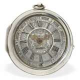 Taschenuhr: frühe englische Doppelgehäuse-Spindeluhr hoher Qualität, signiert Tompion London, vermutlich um 1700 - Foto 1