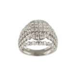 Bague en or 18 carats avec diamants. Diamants 21th century - photo 1