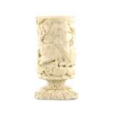 Ivory pencil holder with a hunting scene. Ivory Eclecticism At the turn of 19th -20th century - photo 2