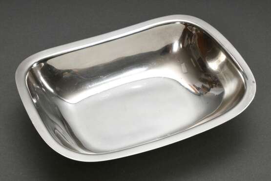 Schlichte Tiffany & Co Schale mit glattem Rand, Modell Nr. 23457, Silber 925, 406g, 23x18cm, Gebrauchsspuren - photo 1