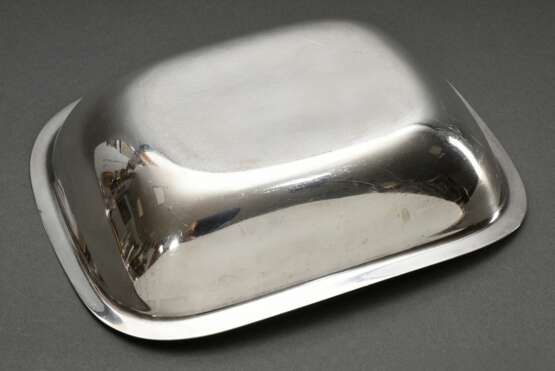 Schlichte Tiffany & Co Schale mit glattem Rand, Modell Nr. 23457, Silber 925, 406g, 23x18cm, Gebrauchsspuren - photo 2