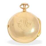 Taschenuhr: museale Sammleruhr, originale Uhr des königlichen Uhrmachers Julien Le Roy mit Doppelkomplikation: Repetition und Datum, Paris 1740, No. 1648 - photo 4