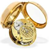 Taschenuhr: museale Sammleruhr, originale Uhr des königlichen Uhrmachers Julien Le Roy mit Doppelkomplikation: Repetition und Datum, Paris 1740, No. 1648 - Foto 5
