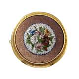 Broche en or 18 carats ornee d`un bouquet de micromosa&iuml;ques. Stockholm 1873 Gold 19th century - Foto 2