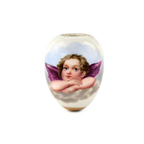 Oeuf de P&acirc;ques en porcelaine. Porcelaine At the turn of 19th -20th century - photo 1