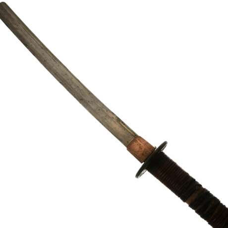 Lance Naginata traditionnelle japonaise periode Shinshinto 1781-1876. Wood metal 19th century - Foto 4