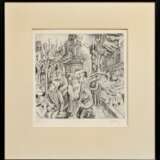 Hubbuch, Karl (1891-1979) "Freiburg", Radierung, 65/100, u. sign./num., PM 30x31,2cm (m.R. 58,5x56cm) - photo 2