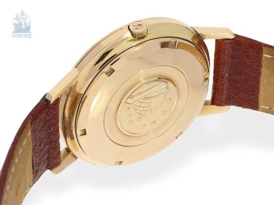 Armbanduhr: hochfeines vintage Omega Chronometer, Omega Constellation "Pie-Pan" in 18K Roségold, 1962 - photo 3