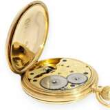 Taschenuhr: frühe Goldsavonnette von A. Lange & Söhne Glashütte mit massiver Uhrenkette, No. 27079, Glashütte 1888 - фото 3