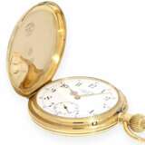 Taschenuhr: frühe Goldsavonnette von A. Lange & Söhne Glashütte mit massiver Uhrenkette, No. 27079, Glashütte 1888 - photo 6