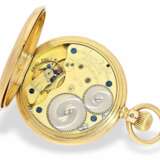 Taschenuhr: frühe Goldsavonnette von A. Lange & Söhne Glashütte mit massiver Uhrenkette, No. 27079, Glashütte 1888 - фото 7