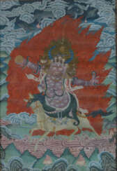 Thangka des Digpa Tsara Ru-chan srin (auch Dig-ra …